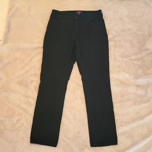 NYDJ sz 10 black jegging slimming tummy control technology 30 inch inseam